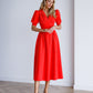 Square Neck Mini Dress