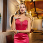 Sweetheart Corseted Midi Dress