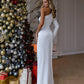 Satin One-Shoulder Cut-Out Maxi Dress