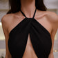 Bow Top Backless Jumpsuit
