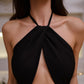 Bow Top Backless Jumpsuit