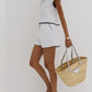 Linen Top & Shorts 2-Piece Set