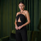 Bow Top Backless Jumpsuit