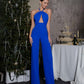 Bow Top Backless Jumpsuit