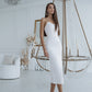 Sweetheart Corseted Midi Dress