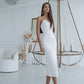 Sweetheart Corseted Midi Dress