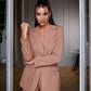 Belted Wide-Leg Suit 2-Piece