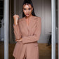 Belted Wide-Leg Suit 2-Piece
