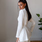 Belted Wide-Leg Suit 2-Piece