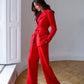 Belted Wide-Leg Suit 2-Piece