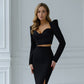 Sweetheart Top & Midi Skirt 2- Piece Set
