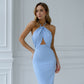 Julie Cut-Out Halter Midi Dress