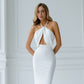 Julie Cut-Out Halter Midi Dress