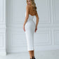 Julie Cut-Out Halter Midi Dress