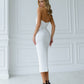Julie Cut-Out Halter Midi Dress