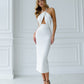 Julie Cut-Out Halter Midi Dress