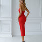 Julie Cut-Out Halter Midi Dress