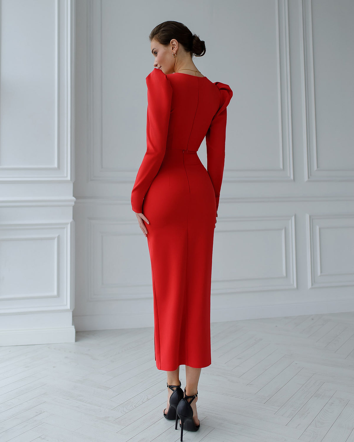 Sweetheart Top & Midi Skirt 2- Piece Set