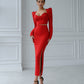 Sweetheart Top & Midi Skirt 2- Piece Set