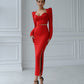 Sweetheart Top & Midi Skirt 2- Piece Set