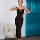 Sweetheart Corseted Midi Dress
