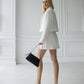 Crop Jacket Skirt Suit 2-Piece