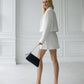 Crop Jacket Skirt Suit 2-Piece