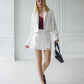 Crop Jacket Skirt Suit 2-Piece