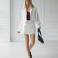 Crop Jacket Skirt Suit 2-Piece