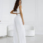 Sleeveless Top & Wide-Leg Pants 2-Piece Set