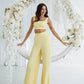 Sleeveless Top & Wide-Leg Pants 2-Piece Set