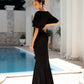 V-Neck Midi Dress