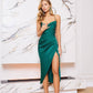 Satin Midi Dress