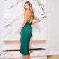 Satin Midi Dress
