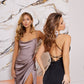 Satin Midi Dress