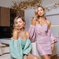 Puffed Sleeve Mini Dress