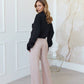 Wrap High Waisted Regular Fit Pants