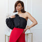 Wrap High Waisted Regular Fit Pants