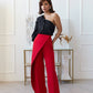 Wrap High Waisted Regular Fit Pants
