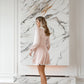 Collared Puff-Sleeve Mini Dress