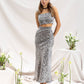 Satin Midi Skirt