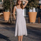 Sleeveless Chiffon Midi Dress