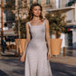 Sleeveless Chiffon Midi Dress
