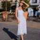 Sleeveless Chiffon Midi Dress