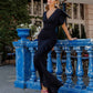 V-Neck Midi Dress