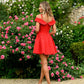 Off-The-Shoulder Mini Dress