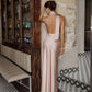 Monica Halter Neck Satin Maxi Dress