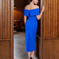 Julie Puff-Sleeve Midi Dress