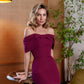 Julie Puff-Sleeve Midi Dress