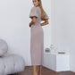 Julie Puff-Sleeve Midi Dress